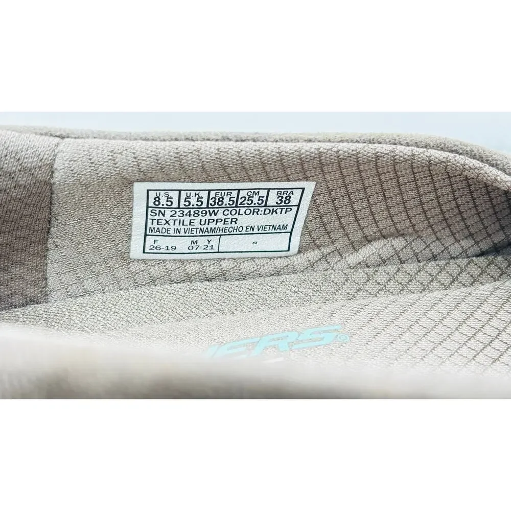 Skechers Women's Microburst One Up slip-on shoes comfort flats loafers sz 8.5